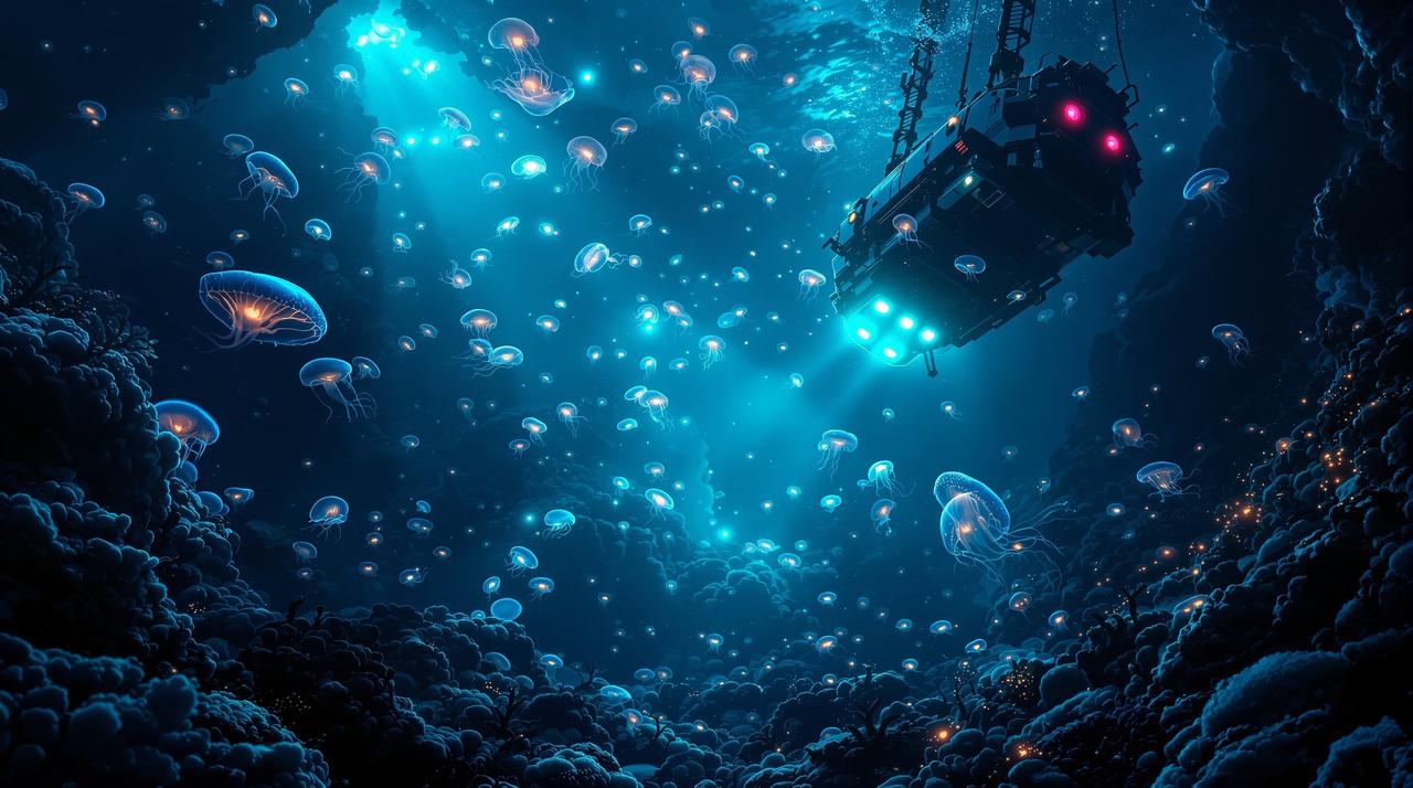 视频大全纪录片：深海发光生物探秘之旅